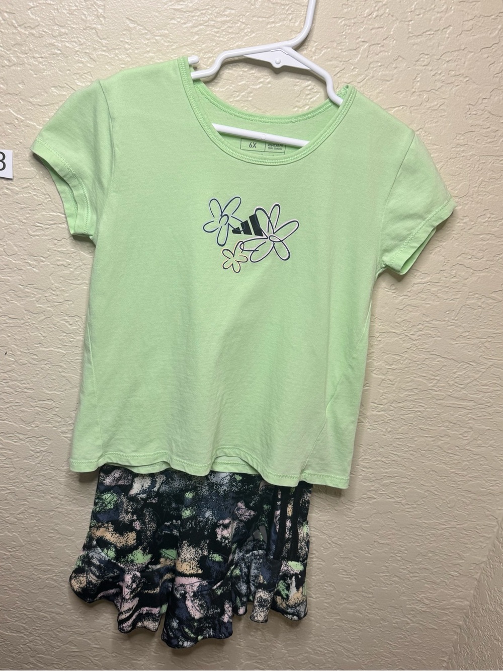 Adidas Matching Shirt & Skort Set!